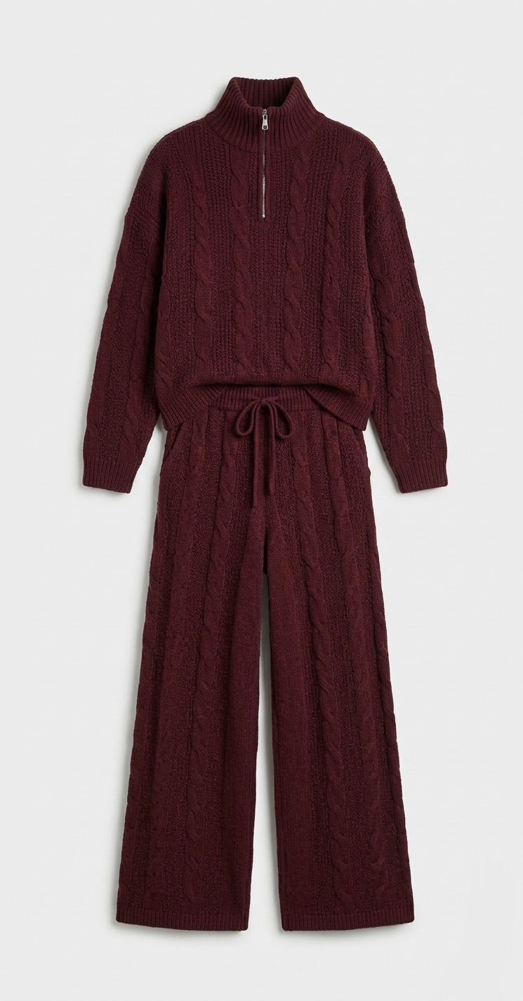 Conjunto Tricot de Trança