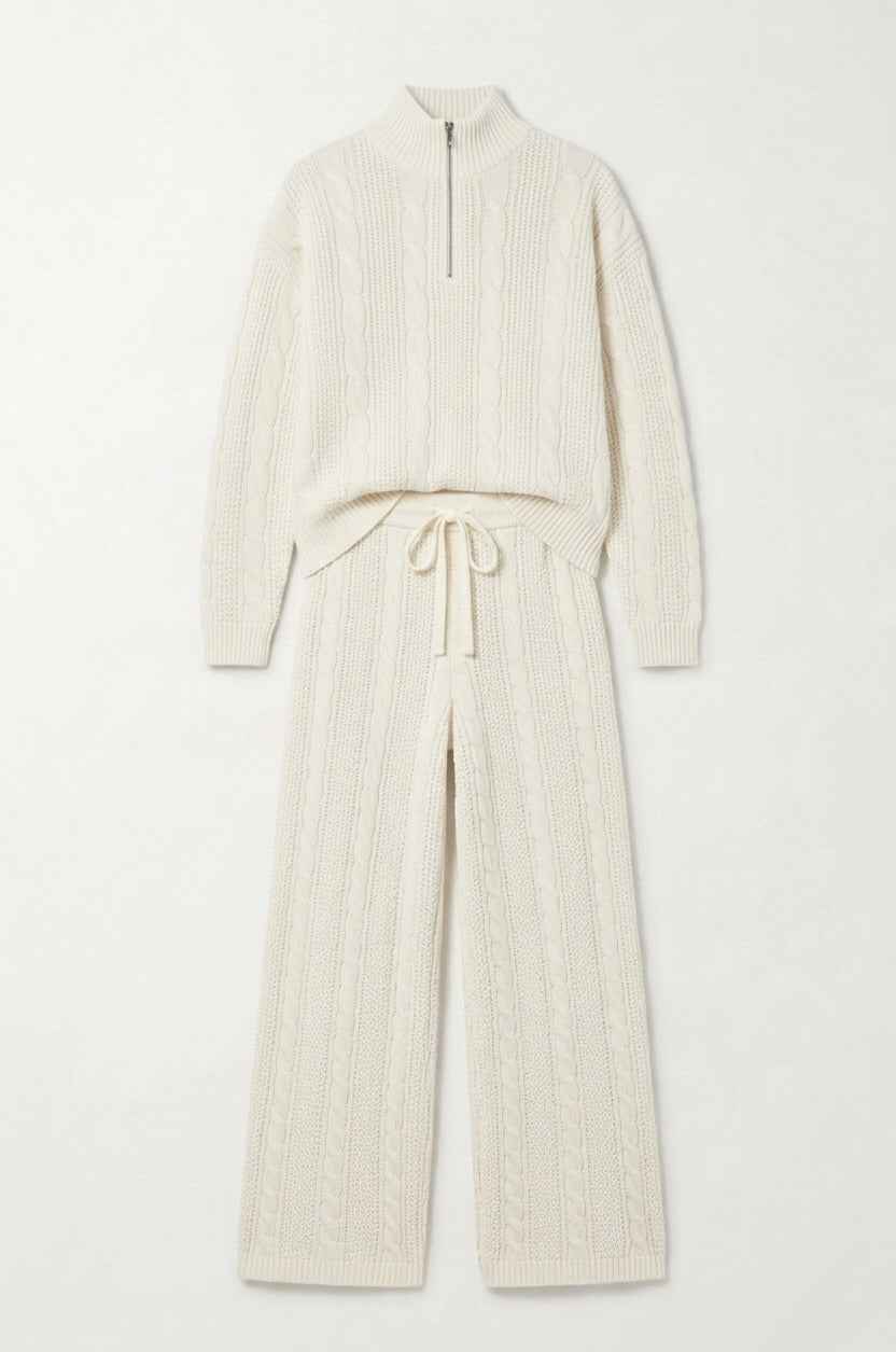 Conjunto Tricot de Trança