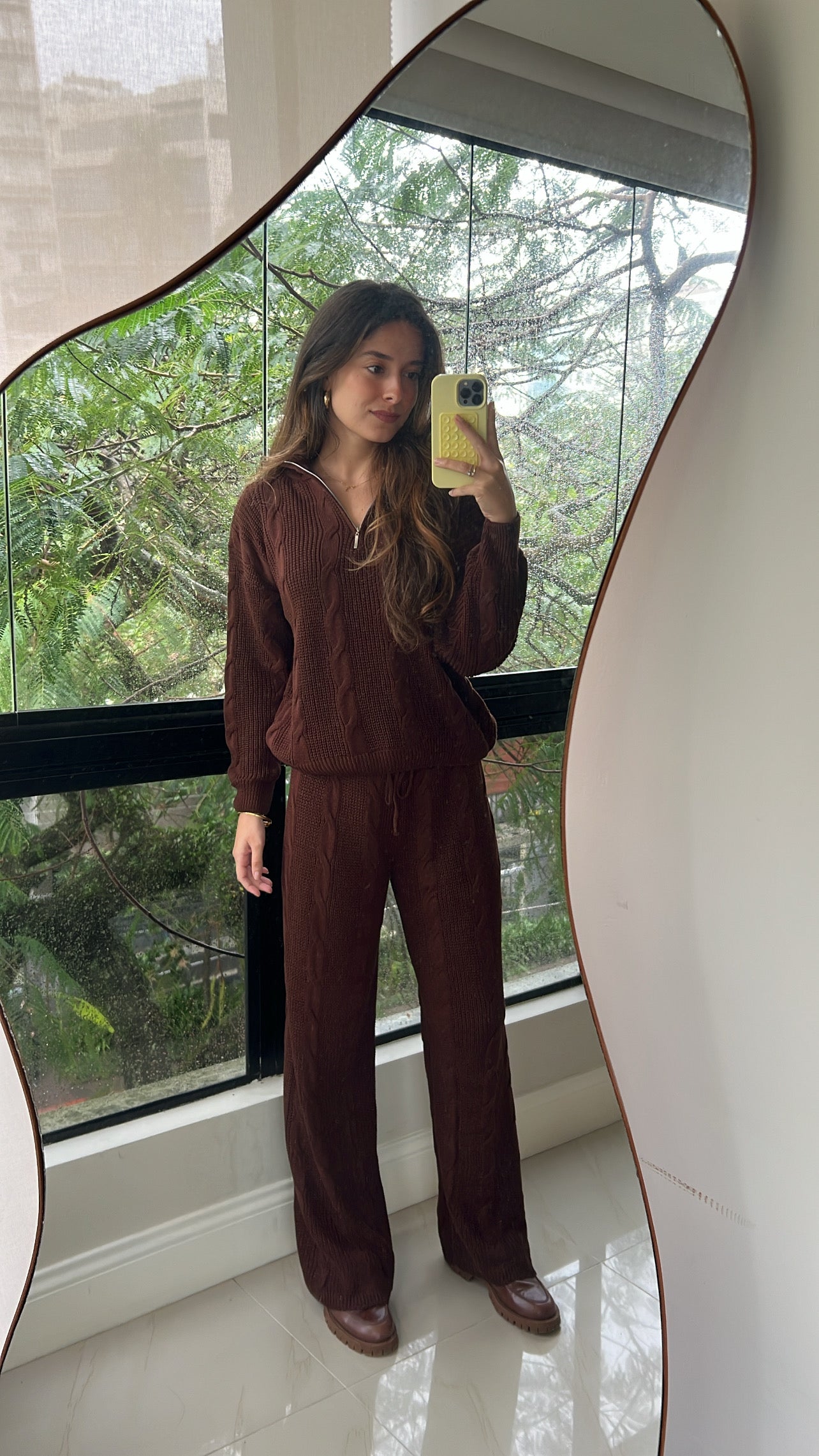 Conjunto Tricot de Trança