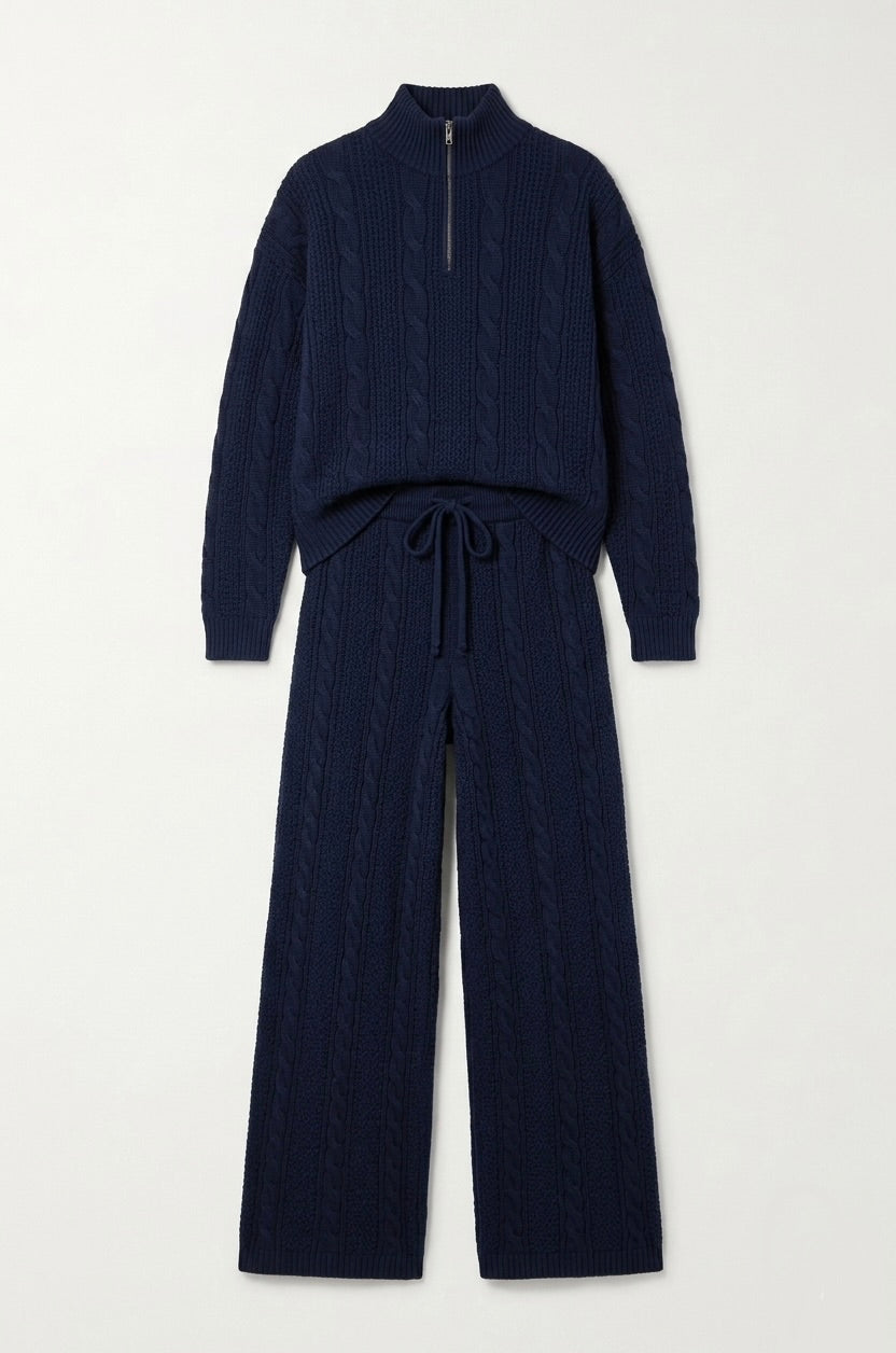 Conjunto Tricot de Trança