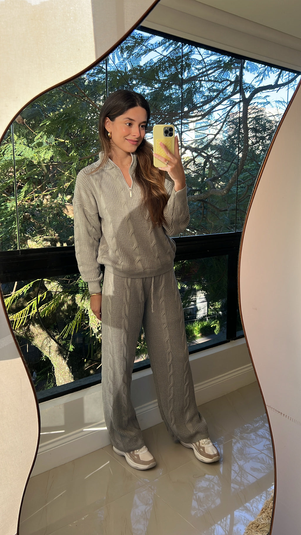 Conjunto Tricot de Trança