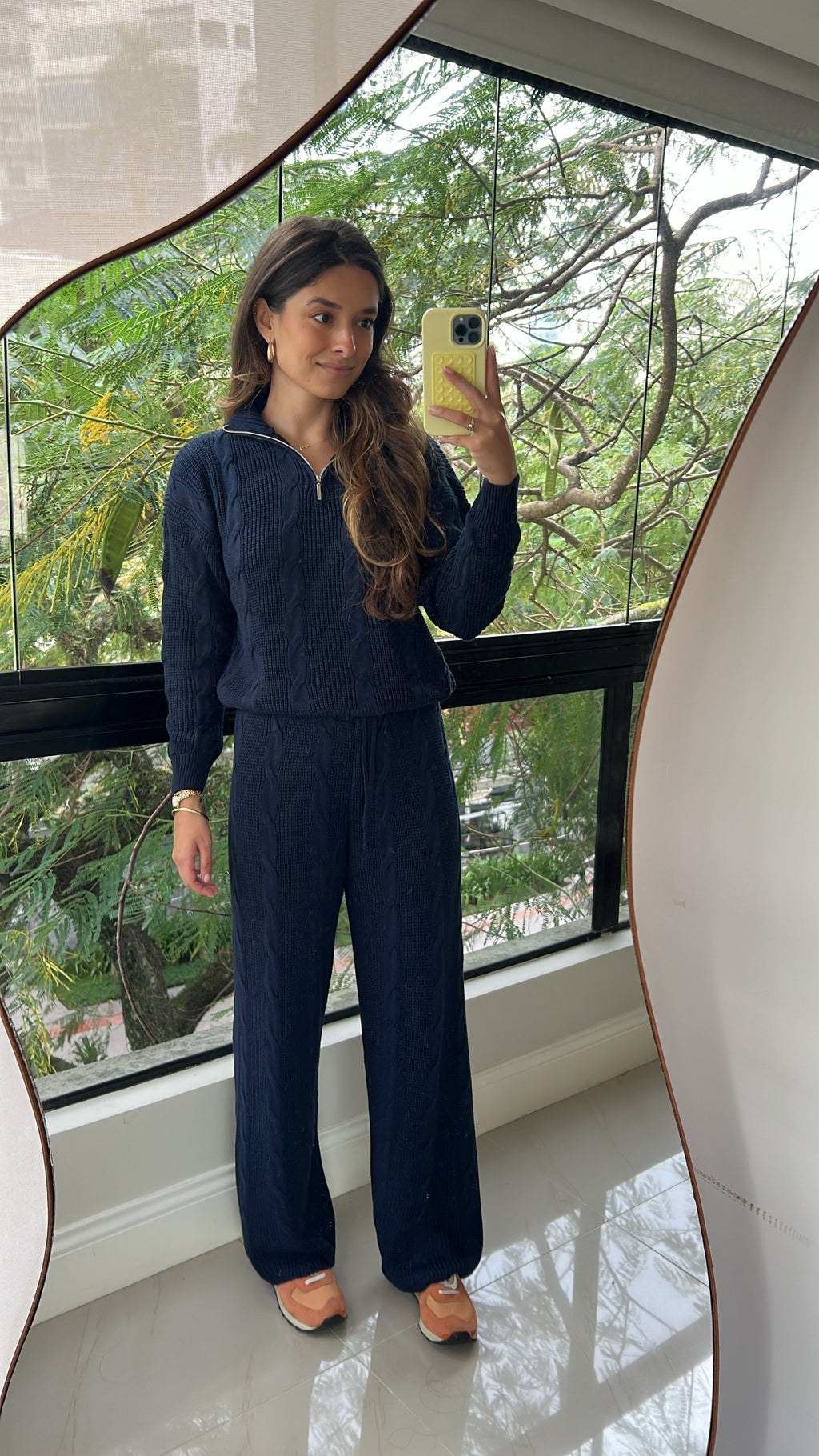 Conjunto Tricot de Trança